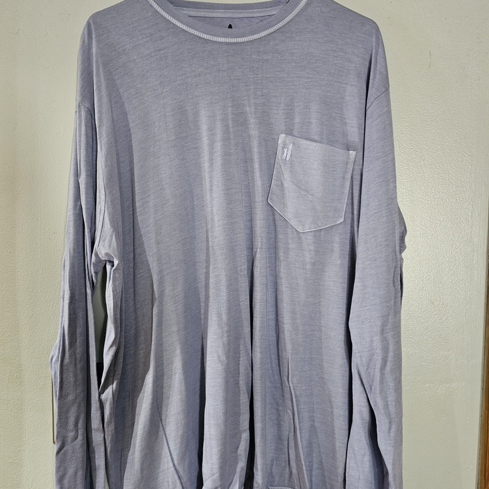 johnnie-O Light Gray Long Sleeve Tee